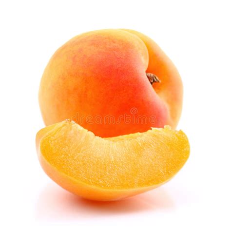 Ripe Apricot With Leaf Stock Photo Image Of Healthy 42857292