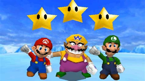 Super Mario 64 Ds All Secret Star Locations Youtube