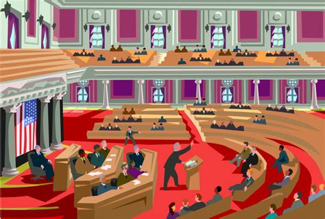 Us Congress House Of Representatives Vector Image