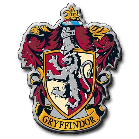 Harry Potter Gryffindor Crest Metal Magnet Neca Harry Potter Ties