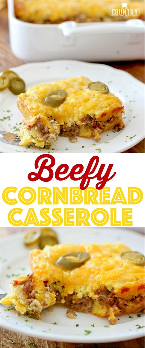 Carefully pour chicken mixture over vegetables. Beefy Cornbread Casserole | Recipe | Casserole recipes ...