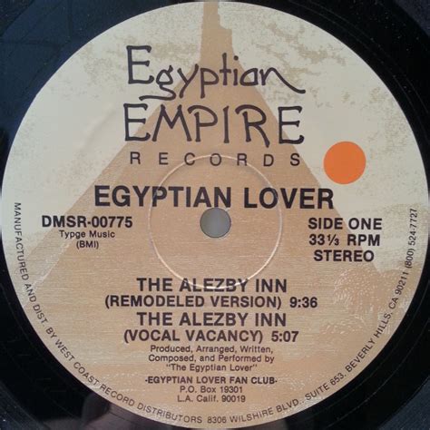 Egyptian Lover The Alezby Inn Vinyl Discogs