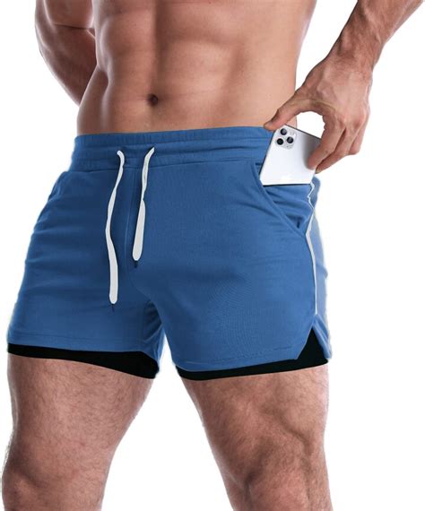 everworth men s 2 in 1 workout shorts 5 quick dry gym shorts bodybuilding short shorts