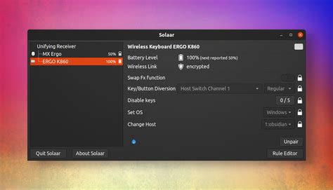 Solaar Lets You Manage Logitechs Unifying Receiver On Linux Omg