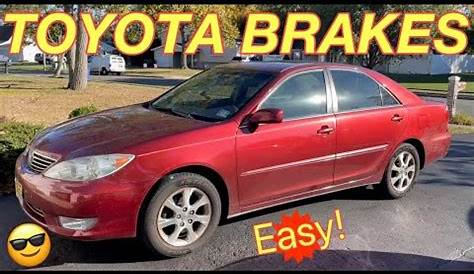 TOYOTA CAMRY BRAKE REPLACEMENT - How to Replace Rear Brake Pads and