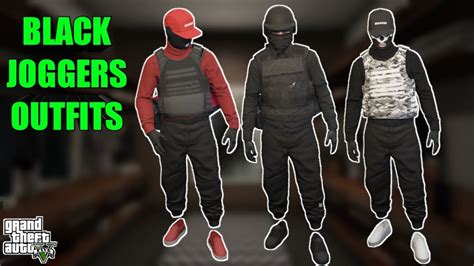 Black Joggers Outfits Gta 5 Online Youtube