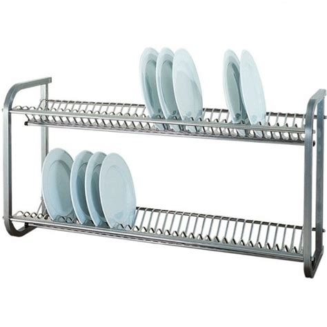 O tradizionale o moderno, lineare o evocative, le forme dei nostri scolapiatti sono sempre ispirate dalla loro funzione. Scolapiatti da muro cm 104X30X55H 2 piani Professionale ...