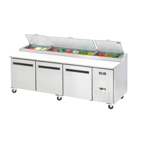 Buy Arctic Air APP94R 94-Inch Three Solid-Doors Pizza Prep Table