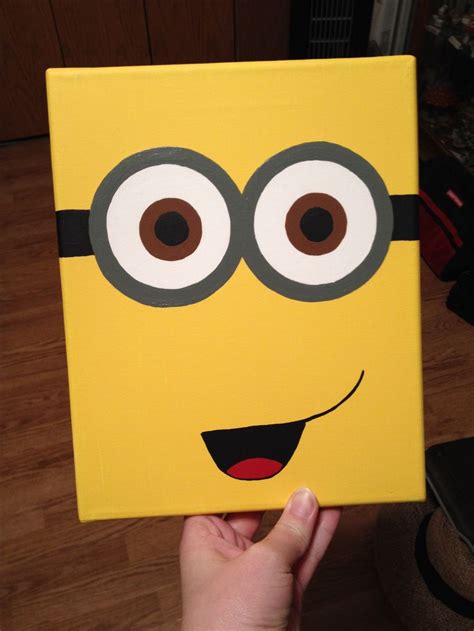 Create digital artwork to share online and export to popular image formats jpeg, png, svg, and pdf. Minion canvas | Canvas painting for our home | Pinterest ...