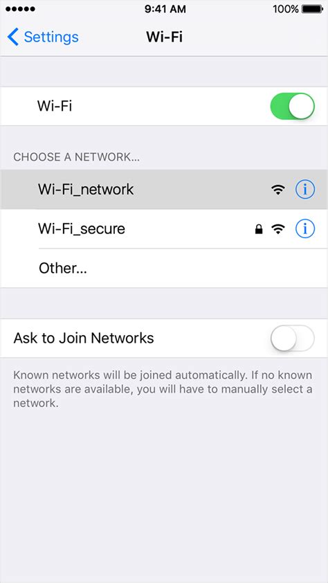Tap The Name Of The Wi Fi Network Youd Like To Join