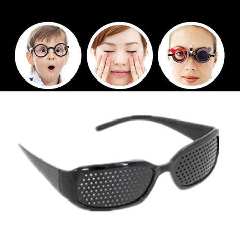outad pinhole eyeglasses unisex glasses anti fatigue stenopeic glasses eyesight care