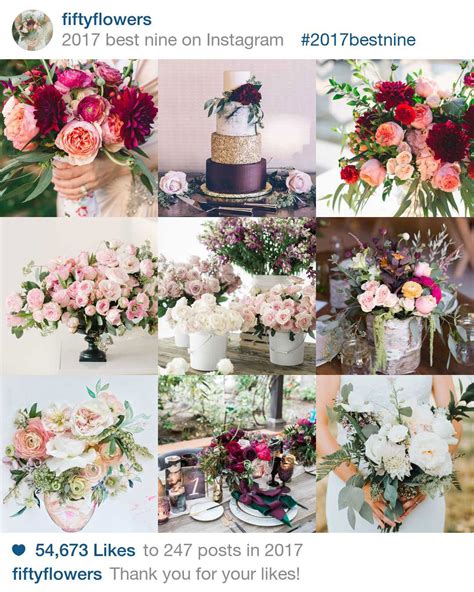 2016bestnine lets you find out which nine of your instagram photos received the most engagement over the last year. Instagram: Best Nine 2017 Round Up | FiftyFlowers