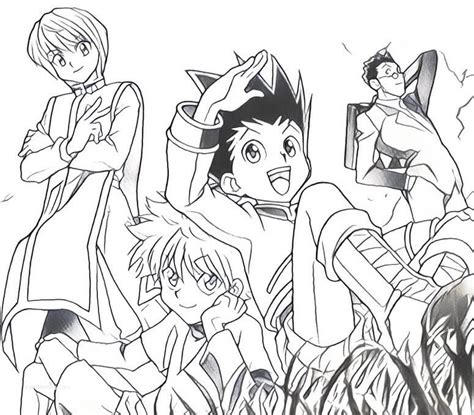 Hunter x Hunter Coloring Pages - Free Printable Coloring Pages for Kids