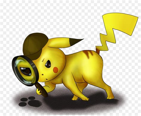 Detective Pikachu Clipart Clipart Film Yellow Cartoon Transparent