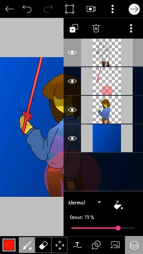 Frisk With A Sword And A Shield Glitchtale Amino