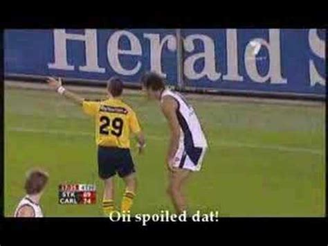 Fraser gehrig (born 3 march 1976) is a retired australian rules footballer who played for the st kilda football club and the west coast eagles in the australian football league (afl). Setanta O'hAilpin v Fraser Gehrig - YouTube