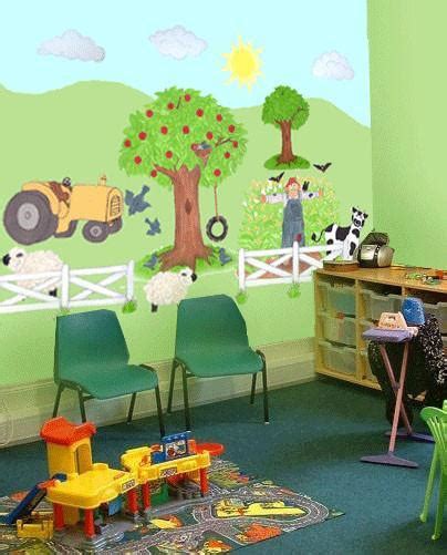 Preschool Farm Animal Mural Design