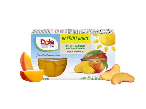 Peach Mango In 100 Fruit Juice Dole Sunshine