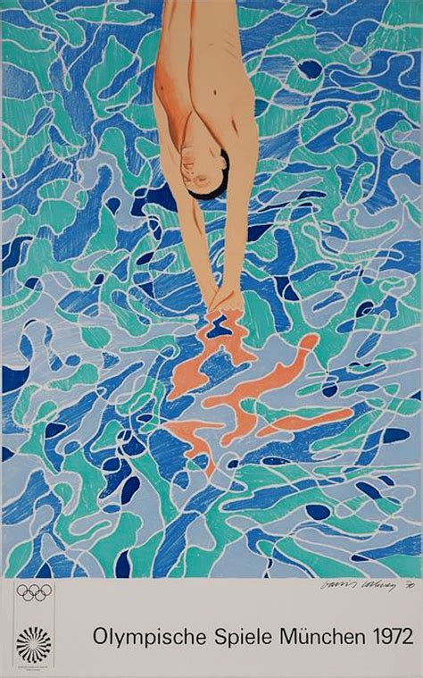 David Hockney - The Diver Verkocht | Kunstveiling.nl