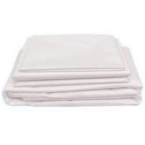 White Non Woven Disposable Bed Sheets For Hospital Size 48x80 At