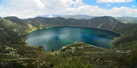 Panoramic Beauty Of Laguna Quilotoa Ecuador Unusual Places