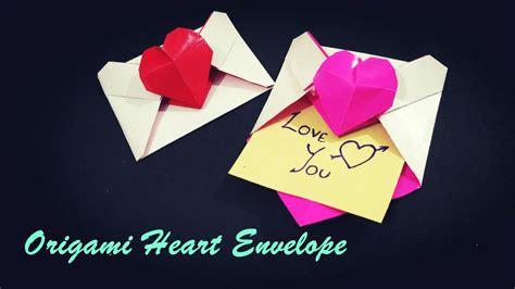 Tutorial How To Make An Origami Heart Envelope Henry Pham Youtube