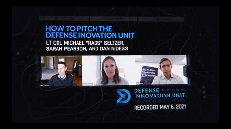 How To Pitch The Defense Innovation Unit Youtube