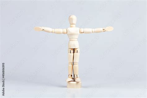 Wooden Human Figure Model