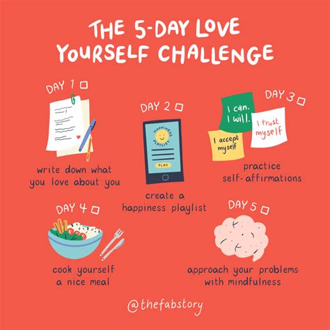 The 5 Day Love Yourself Challenge Fabulous Magazine