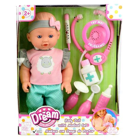 Dream Collection Baby Doll With Medical Set