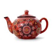Turkish Ceramic Teapot Orange