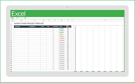 Project Management Tracker Excel Template