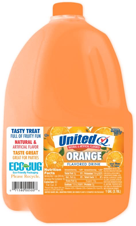 Orange Drink Uniteddairy