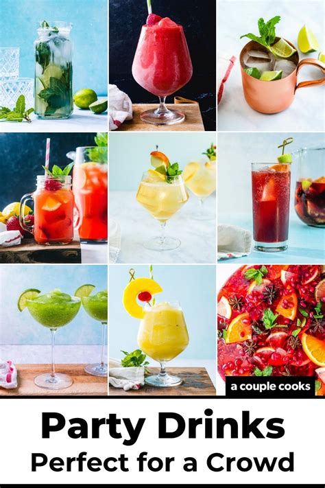 15 Party Drinks For A Crowd A Couple Cooks