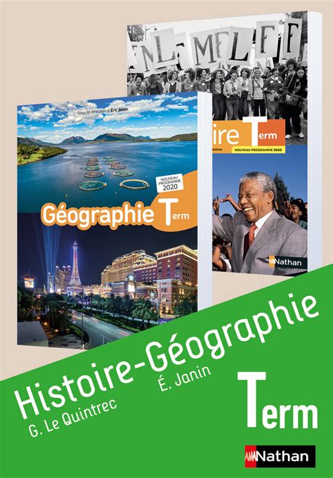 Histoire Géographie Term Le Quintrecjanin Biblio Manuels