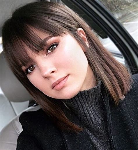 Medium length hairstyles with layers and bangs. 47 Medium Length Haircuts With Bangs - Eazy Glam