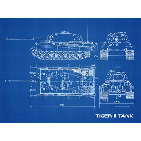 Tiger Tank Blueprints