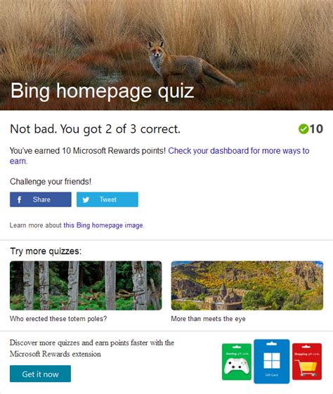 Bing Quizzes For Points Lightspeed Quiz Is Not Automatic Anymore