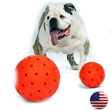 Indestructible 10 Large Dog Ball In Orange Pit Bulls Mastiffs