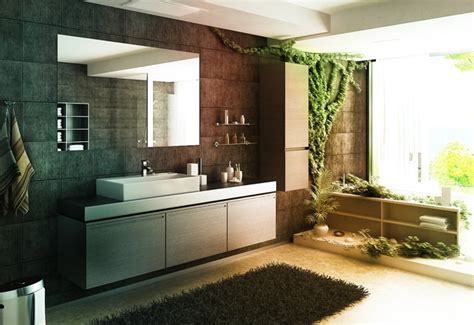 18 Ideas Of Bathroom Design With Natural Influences