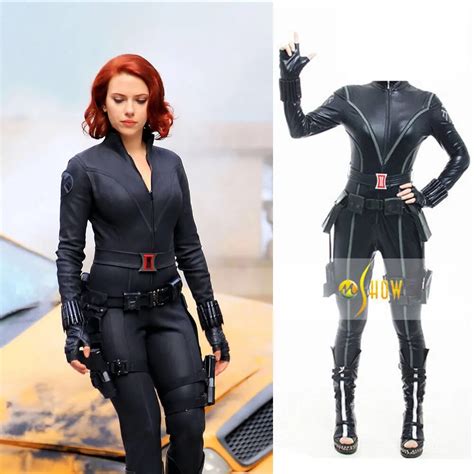 Buy The Avengers Black Widow Costume Halloween Cosplay Costume Women Official