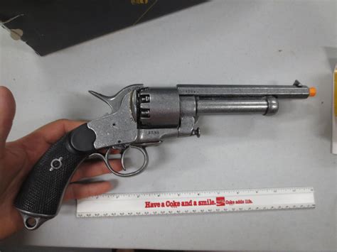 Denix Non Firing Replica Civil War Confederate 1855 Lemat Revolver W