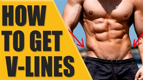 How To Get V Lines Best Exercises To Do Youtube