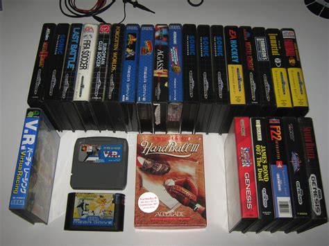 Sega Megadrive Cartridges And Honey Bee Adaptor Nightfall Blog