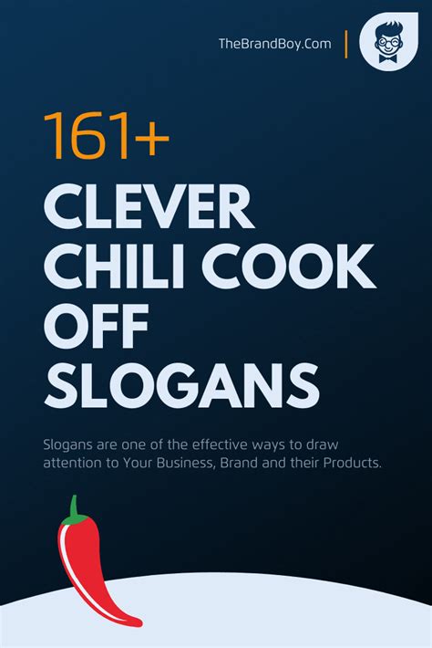 Clever Chili Cook Off Slogans And Taglines Generator Guide Thebrandboy Com