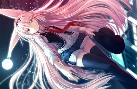 Hd Anime Girl Pink Hair Wallpaper Download Free 143848