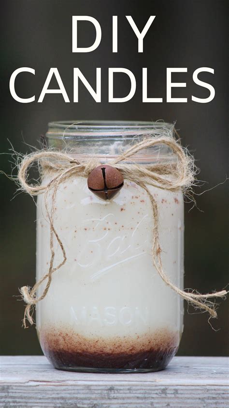 Learn How To Make These Super Cute Mason Jar Soy Candles This Is An