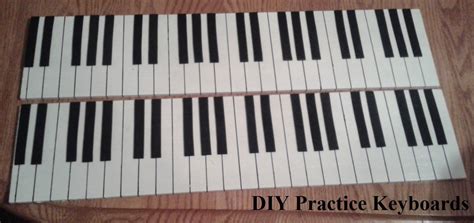 Diy Practice Piano Keyboard Cheap Way To Make A Keyboard