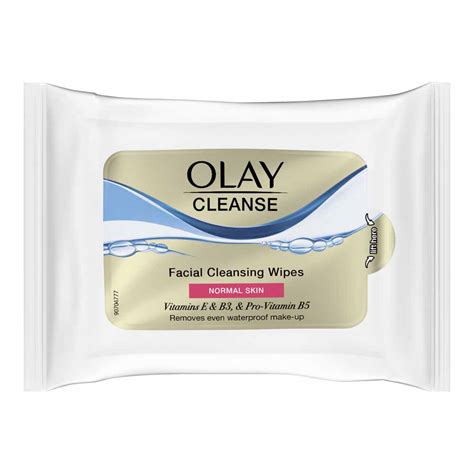 Olay Cleansing Face Wipes Normal 20 Pack Wilko