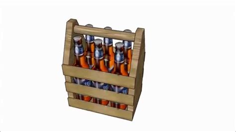 The original concept for this project was a caddy that would show off your woodworking skills as you transport beverages to a tailgate party or picnic. Beer Tote Plans - YouTube